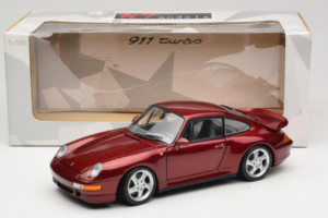 Porsche 911 993 Turbo Red Metallic UT Models 1:18 180066070 Kov – obrázok 8 z 8