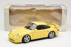 Porsche 911 993 Turbo S Žltý UT Models 1:18 27836 Kov – obrázok 8 z 8