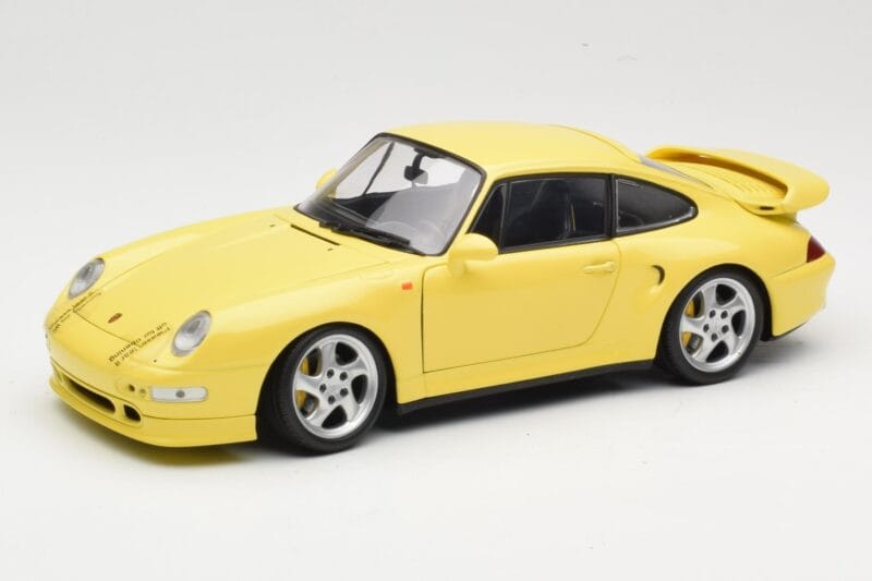 Porsche 911 993 Turbo S Žltý UT Models 1:18 27836 Kov