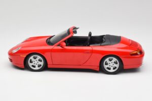 Porsche 911 996 Kabriolet Červený Gate 1:18 1051 Kov – obrázok 4 z 8