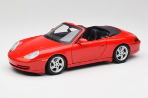 Porsche 911 996 Kabriolet Červený Gate 1:18 1051 Kov