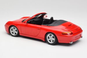 Porsche 911 996 Kabriolet Červený Gate 1:18 1051 Kov – obrázok 7 z 8