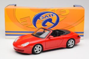 Porsche 911 996 Kabriolet Červený Gate 1:18 1051 Kov – obrázok 8 z 8
