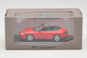 Porsche 911 996 Carrera 4S Kabriolet Červený Minichamps 1:43 400062831 Kov – obrázok 4 z 4