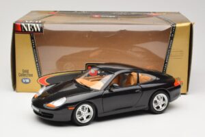 Porsche 911 996 Carrera Čierny Bburago 1:18 3385-M2 Kov – obrázok 8 z 8