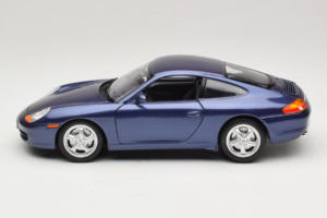 Porsche 911 996 Carrera Modrý Bburago 1:18 WAP02100897 Kov – obrázok 4 z 8