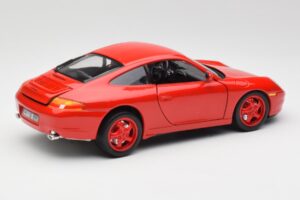 Porsche 911 996 Carrera Červený Limitovaná Edícia Bburago 1:18 3385-M1 Kov – obrázok 3 z 8