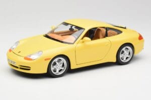 Porsche 911 996 Carrera Žltý Bburago 1:18 30085-M1 Kov