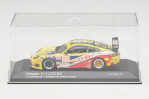 Porsche 911 GT3 RS #77 Konopka / McCormick 12 Hours of Sebring 2007 Minichamps 1:43 400076977 Kov – obrázok 4 z 5