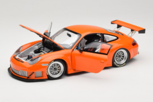Porsche 911 996 GT3 RSR Oranžový ALMS 2004 Minichamps 1:18 100046402 Kov – obrázok 2 z 8
