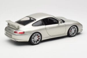 Porsche 911 996 GT3 Strieborný Hot Wheels 1:18 C2590 Kov – obrázok 3 z 8
