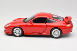 Porsche 911 996 GT3 Strasse Červený Bburago 1:18 30395 Kov – obrázok 4 z 8