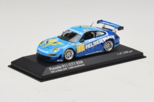 Porsche 911 GT3 R #77 M. Lieb / R. Lietz / W. Henzler 24 Hours of Le Mans 2009 Minichamps 1:43 400096977 Kov – obrázok 2 z 5