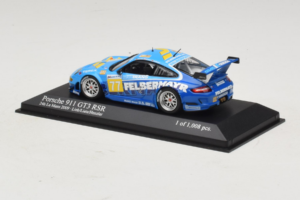 Porsche 911 GT3 R #77 M. Lieb / R. Lietz / W. Henzler 24 Hours of Le Mans 2009 Minichamps 1:43 400096977 Kov – obrázok 3 z 5