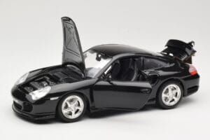 Porsche 911 996 Turbo Čierny Bburago 1:18 3367 Kov – obrázok 2 z 8