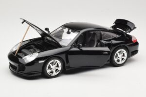 Porsche 911 996 Turbo Čierny Bburago 1:18 18-12030 Kov – obrázok 2 z 8