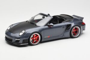 Porsche 911 997 Kabriolet Liberty Walk Šedý GT Spirit 1:18 GT463 Živica