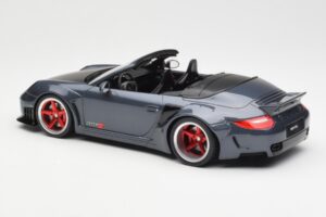 Porsche 911 997 Kabriolet Liberty Walk Šedý GT Spirit 1:18 GT463 Živica – obrázok 5 z 6