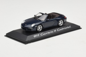 Porsche 911 997 Carrera 4 Kabriolet Tmavo Modrý Minichamps 1:43 WAP02015216-P1 Kov – obrázok 2 z 4