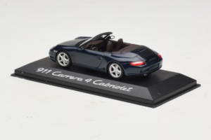 Porsche 911 997 Carrera 4 Kabriolet Tmavo Modrý Minichamps 1:43 WAP02015216-P1 Kov – obrázok 3 z 4