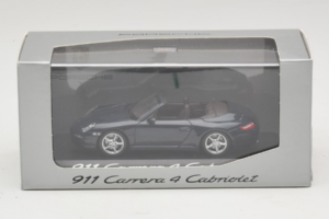 Porsche 911 997 Carrera 4 Kabriolet Tmavo Modrý Minichamps 1:43 WAP02015216-P1 Kov – obrázok 4 z 4