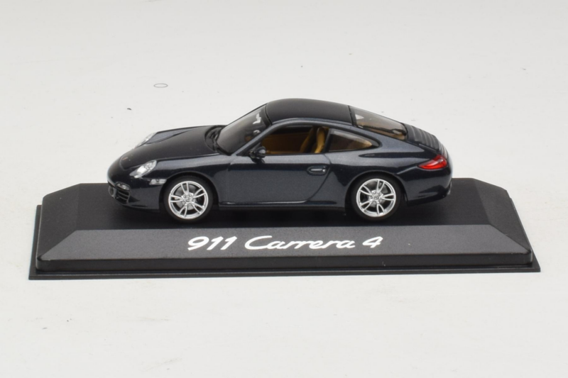 Porsche 911 997 Carrera 4 Dark Blue Metallic Minichamps 1:43 WAP02001518 Kov
