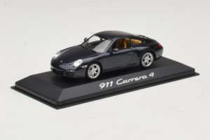 Porsche 911 997 Carrera 4 Dark Blue Metallic Minichamps 1:43 WAP02001518 Kov – obrázok 2 z 4