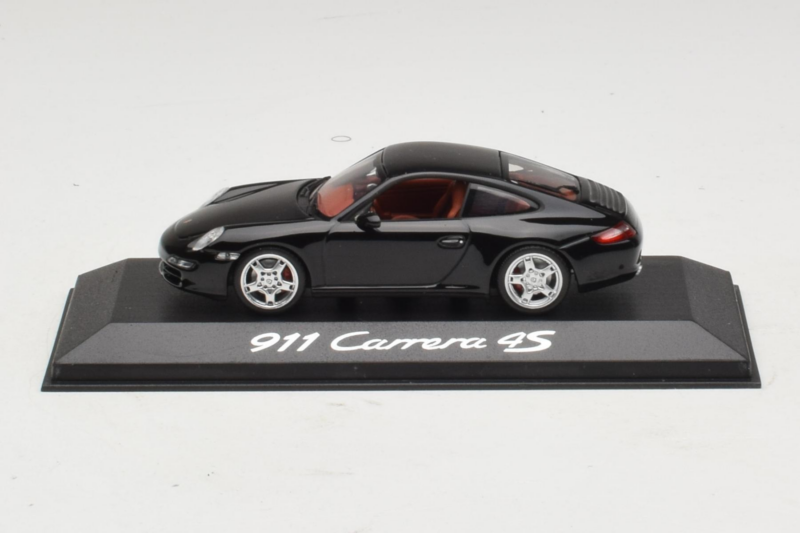 Porsche 911 997 Carrera 4S Čierny Minichamps 1:43 WAP02010116 Kov