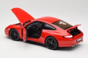 Porsche 911 997 Carrera 4S Červený Norev 1:18 187510 Kov – obrázok 5 z 8