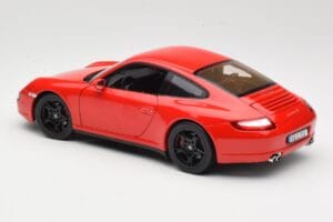 Porsche 911 997 Carrera 4S Červený Norev 1:18 187510 Kov – obrázok 7 z 8