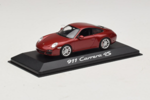 Porsche 911 997 Carrera 4S Červený Minichamps 1:43 WAP02001718 Kov – obrázok 2 z 4