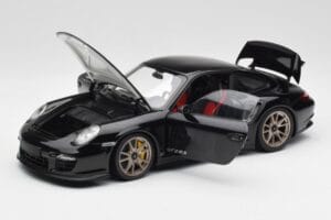 Porsche 911 997 GT2 RS Čierny & Strieborný Kolesá Minichamps 1:18 100069401 Kov – obrázok 2 z 8