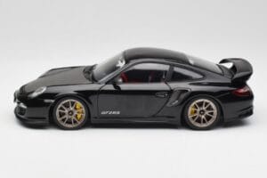 Porsche 911 997 GT2 RS Čierny & Strieborný Kolesá Minichamps 1:18 100069401 Kov – obrázok 4 z 8