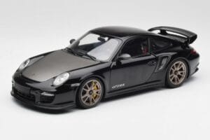 Porsche 911 997 GT2 RS Čierny & Strieborný Kolesá Minichamps 1:18 100069401 Kov