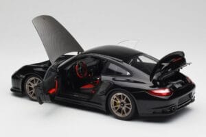 Porsche 911 997 GT2 RS Čierny & Strieborný Kolesá Minichamps 1:18 100069401 Kov – obrázok 5 z 8