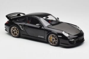 Porsche 911 997 GT2 RS Čierny & Strieborný Kolesá Minichamps 1:18 100069401 Kov – obrázok 6 z 8