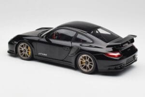 Porsche 911 997 GT2 RS Čierny & Strieborný Kolesá Minichamps 1:18 100069401 Kov – obrázok 7 z 8
