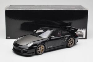 Porsche 911 997 GT2 RS Čierny & Strieborný Kolesá Minichamps 1:18 100069401 Kov – obrázok 8 z 8