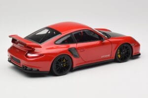 Porsche 911 997 GT2 RS Červený S Čiernymi Kolesami Minichamps 1:18 100069407 Kov – obrázok 3 z 8