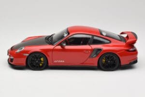 Porsche 911 997 GT2 RS Červený S Čiernymi Kolesami Minichamps 1:18 100069407 Kov – obrázok 4 z 8