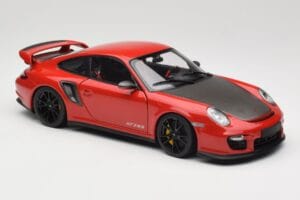 Porsche 911 997 GT2 RS Červený S Čiernymi Kolesami Minichamps 1:18 100069407 Kov – obrázok 6 z 8