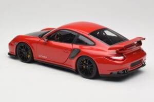 Porsche 911 997 GT2 RS Červený S Čiernymi Kolesami Minichamps 1:18 100069407 Kov – obrázok 7 z 8