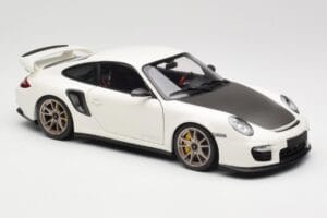 Porsche 911 997 GT2 RS Biely Minichamps 1:18 100069400 Kov – obrázok 6 z 8