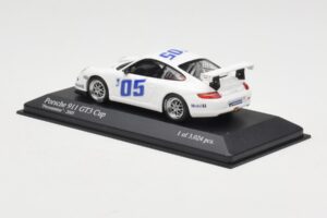 Porsche 911 997 GT3 Cup #5 Presentation 2005 Minichamps 1:43 400056400 Kov – obrázok 3 z 4