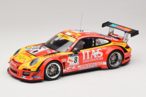 Porsche 911 997 GT3 R #8 De Lorenzi Racing De Lorenzi 24 Hours of Spa 2011 Minichamps 1:18 151118918 Kov
