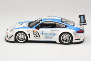 Porsche 911 997 GT3 R #53 Muhlner Motorsport P-Y. Vannelet / U. Peyroles Class Winners 24 Hours of Spa 2010 Minichamps 1:18 1 – obrázok 3 z 6
