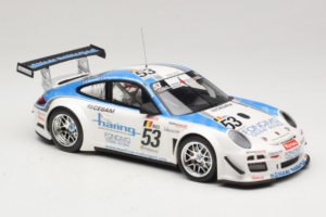 Porsche 911 997 GT3 R #53 Muhlner Motorsport P-Y. Vannelet / U. Peyroles Class Winners 24 Hours of Spa 2010 Minichamps 1:18 1 – obrázok 4 z 6