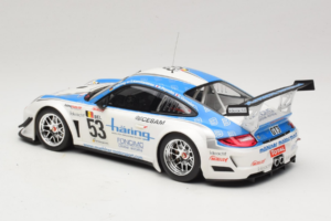 Porsche 911 997 GT3 R #53 Muhlner Motorsport P-Y. Vannelet / U. Peyroles Class Winners 24 Hours of Spa 2010 Minichamps 1:18 1 – obrázok 5 z 6