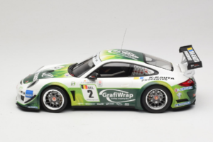 Porsche 911 997 GT3 R #2 Prospeed Competition B. Heylen / P. Lappalainen FIA GT3 2011 Minichamps 1:18 151118902 Kov – obrázok 3 z 6