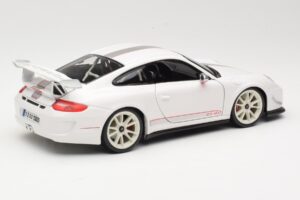 Porsche 911 997 GT3 RS 4.0 Biely Bburago 1:18 18-11036 Kov – obrázok 3 z 8